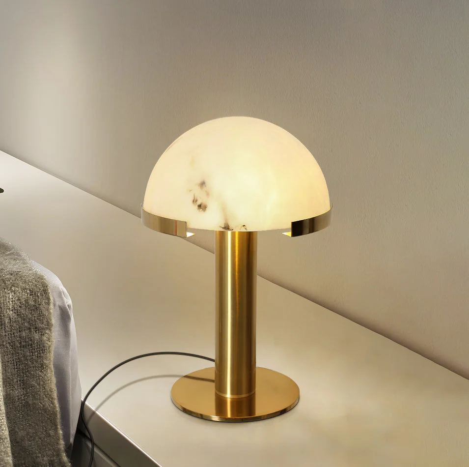 Ibera Alabaster Table Lamp - Image 50