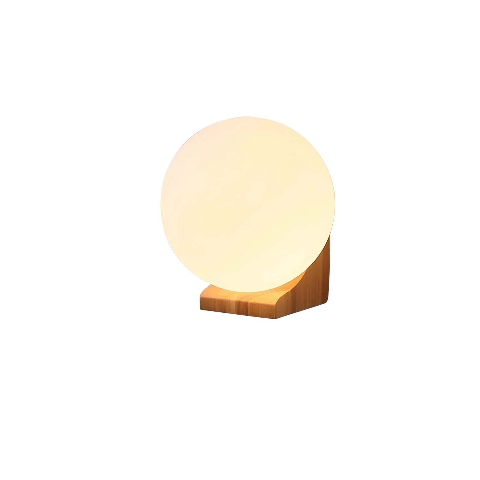 Icarara Modern Minimalist Orb Wood Glass Wall Lamp - Image 23