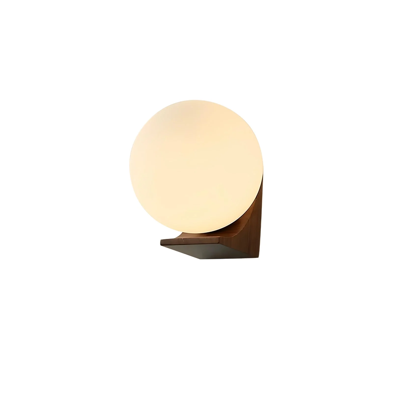 Icarara Modern Minimalist Orb Wood Glass Wall Lamp - Image 24