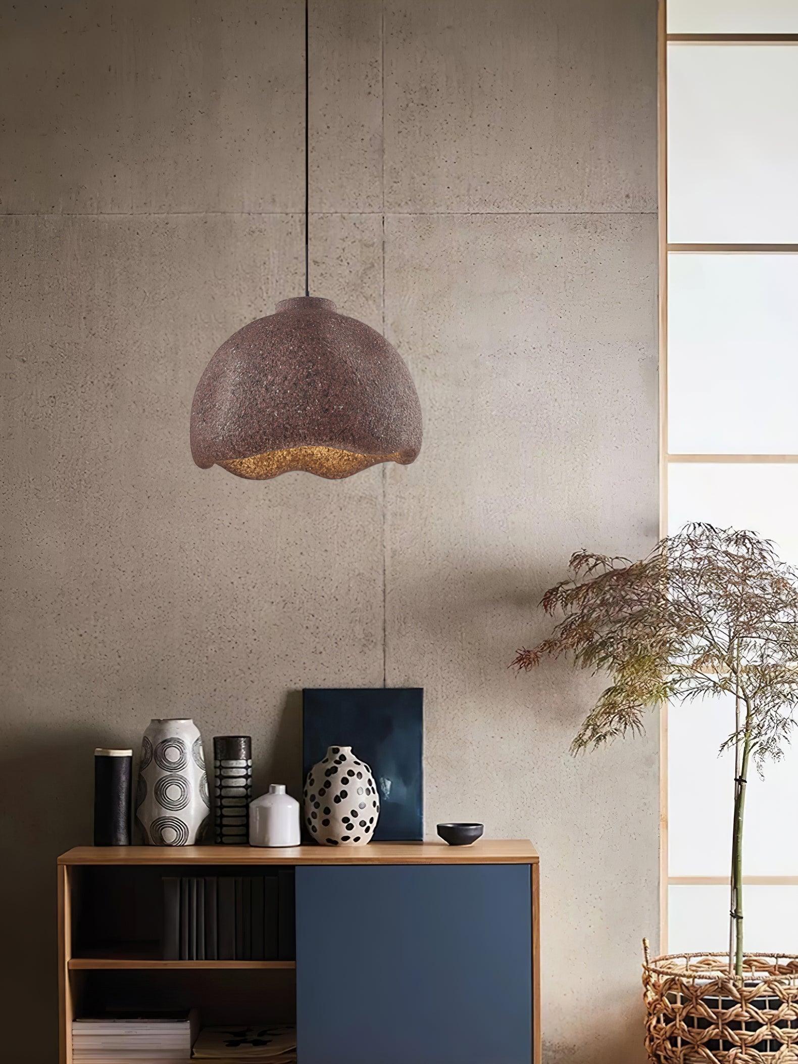 Icarila Modern Minimalist Speckled Plastic Pendant Lamp - Image 12