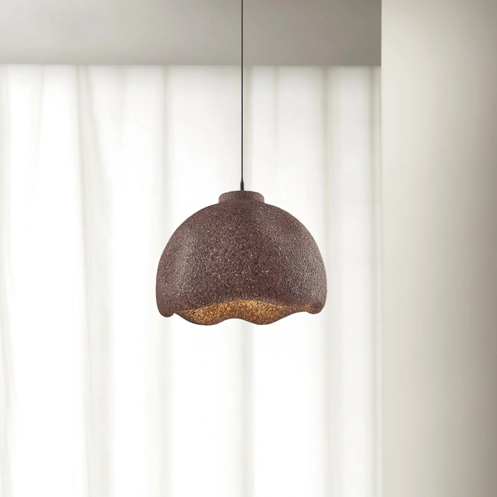 Icarila Modern Minimalist Speckled Plastic Pendant Lamp - Image 15