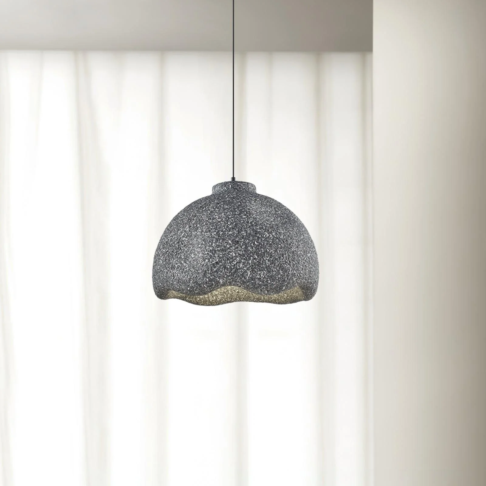 Icarila Modern Minimalist Speckled Plastic Pendant Lamp - Image 22