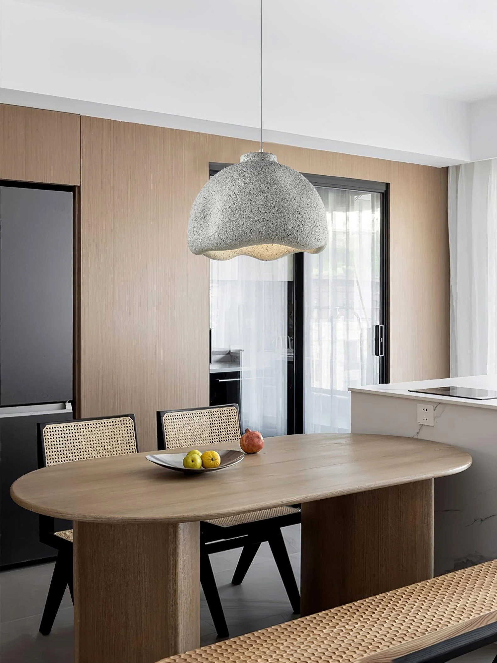 Icarila Modern Minimalist Speckled Plastic Pendant Lamp - Image 23