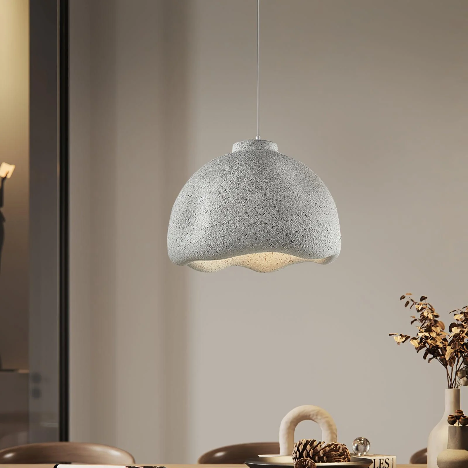 Icarila Modern Minimalist Speckled Plastic Pendant Lamp - Image 28