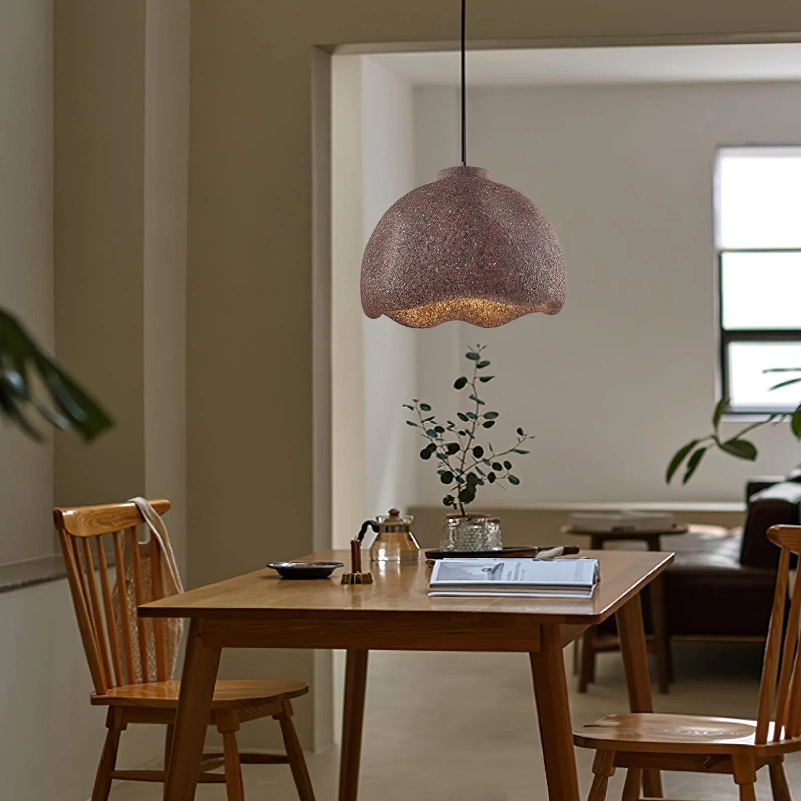 Icarila Modern Minimalist Speckled Plastic Pendant Lamp - Image 35