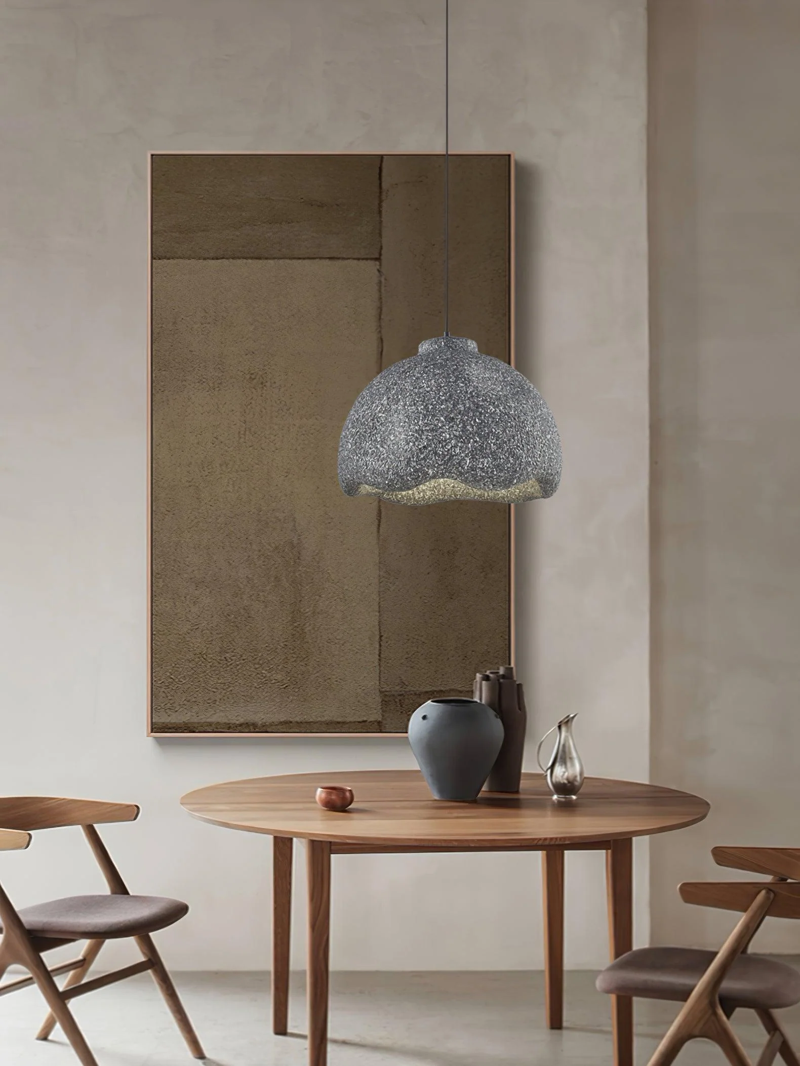 Icarila Modern Minimalist Speckled Plastic Pendant Lamp - Image 40