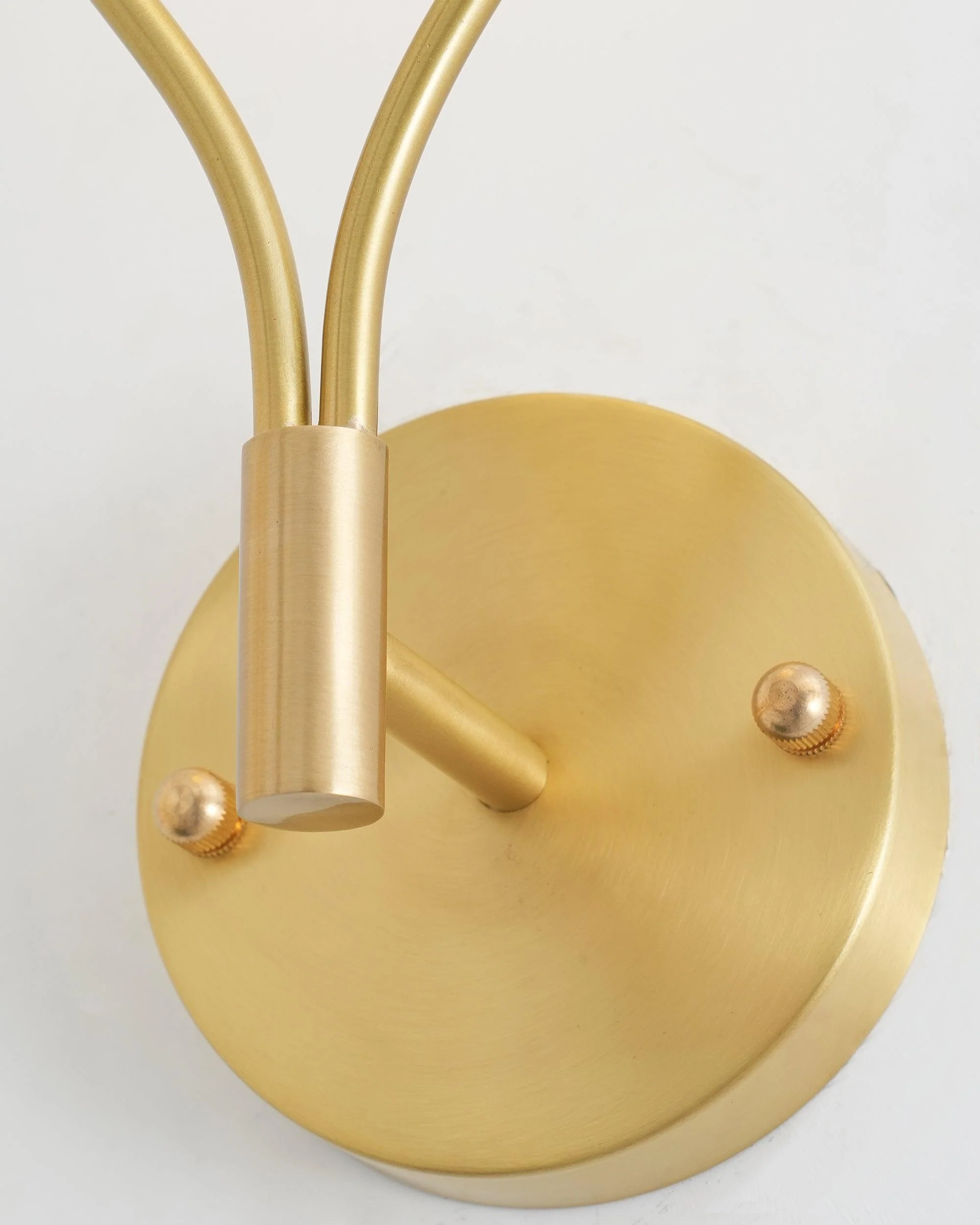 Icarila Modern Minimalist Vanity Brass Glass Wall Lamp - Image 12
