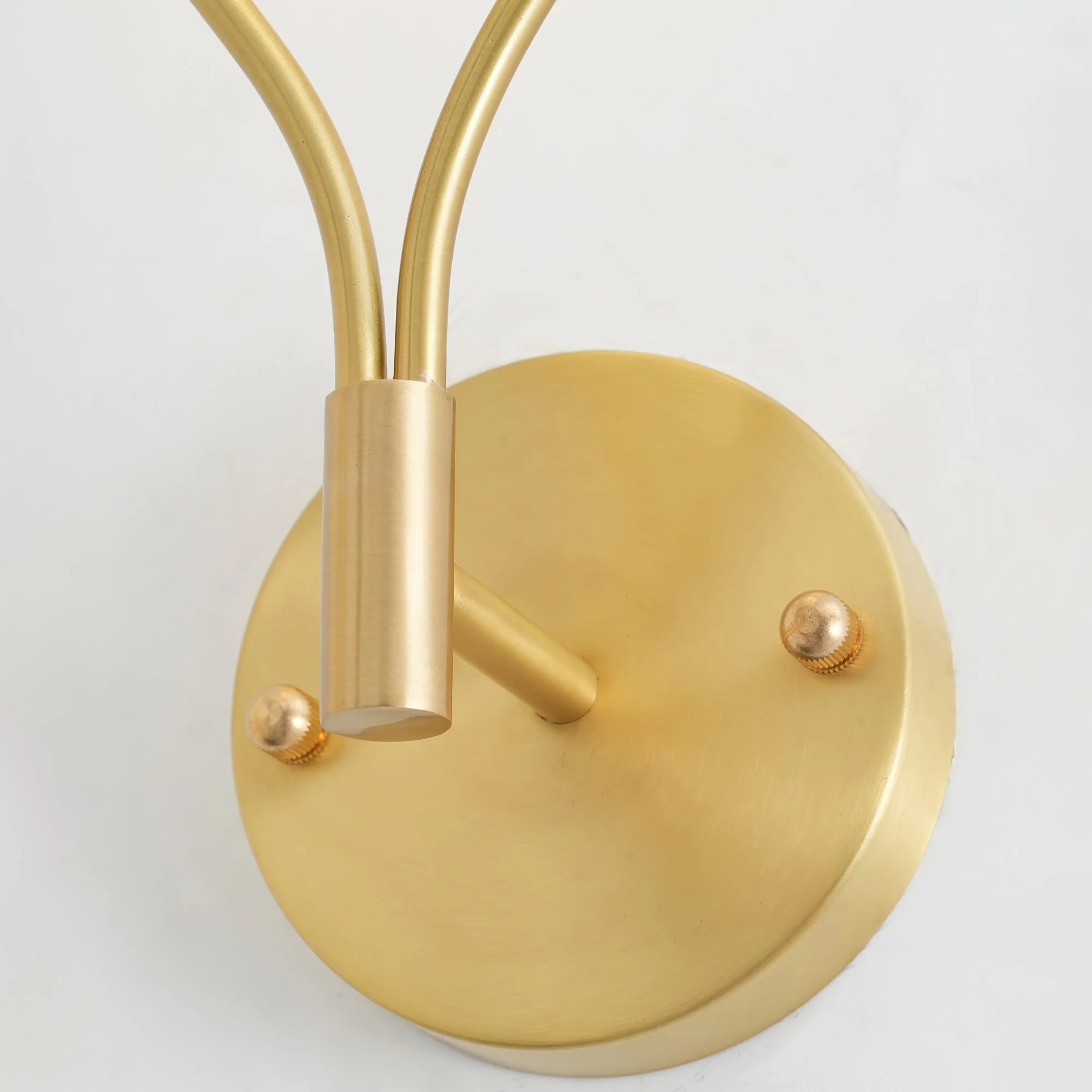 Icarila Modern Minimalist Vanity Brass Glass Wall Lamp - Image 13