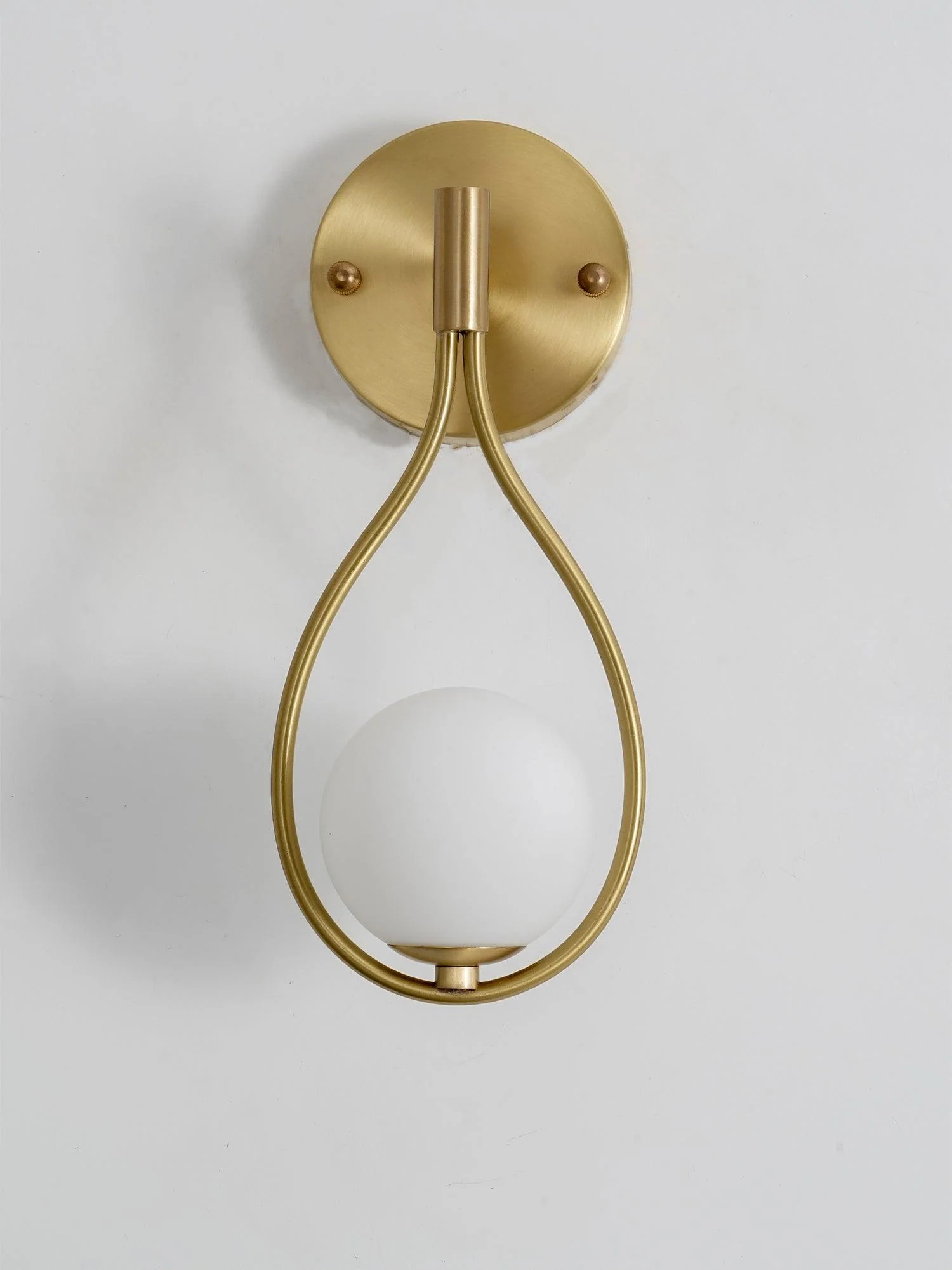 Icarila Modern Minimalist Vanity Brass Glass Wall Lamp - Image 27