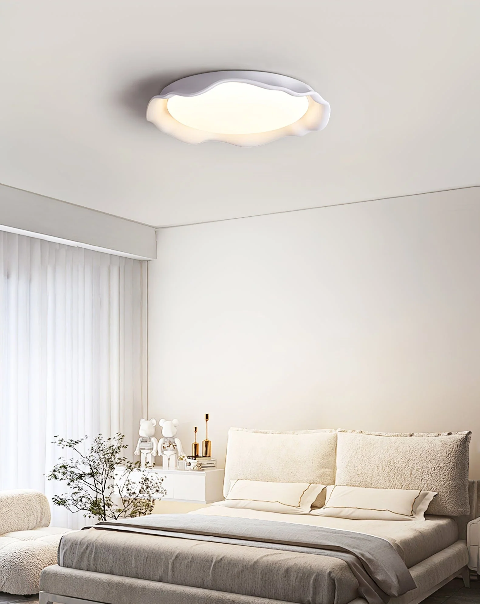Idoraris Modern Minimalist Art Microcement Ceiling Light - Image 15