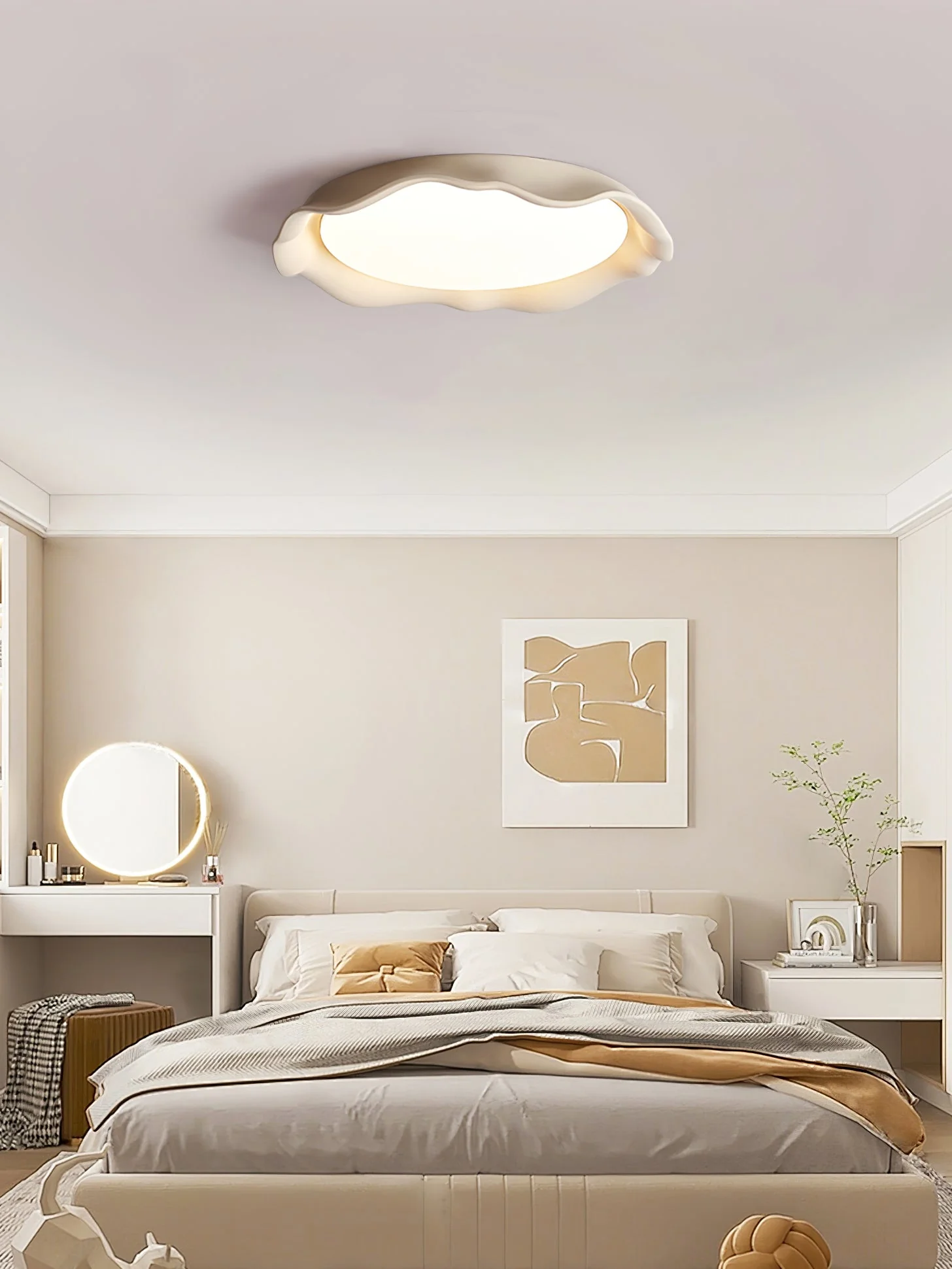 Idoraris Modern Minimalist Art Microcement Ceiling Light - Image 20