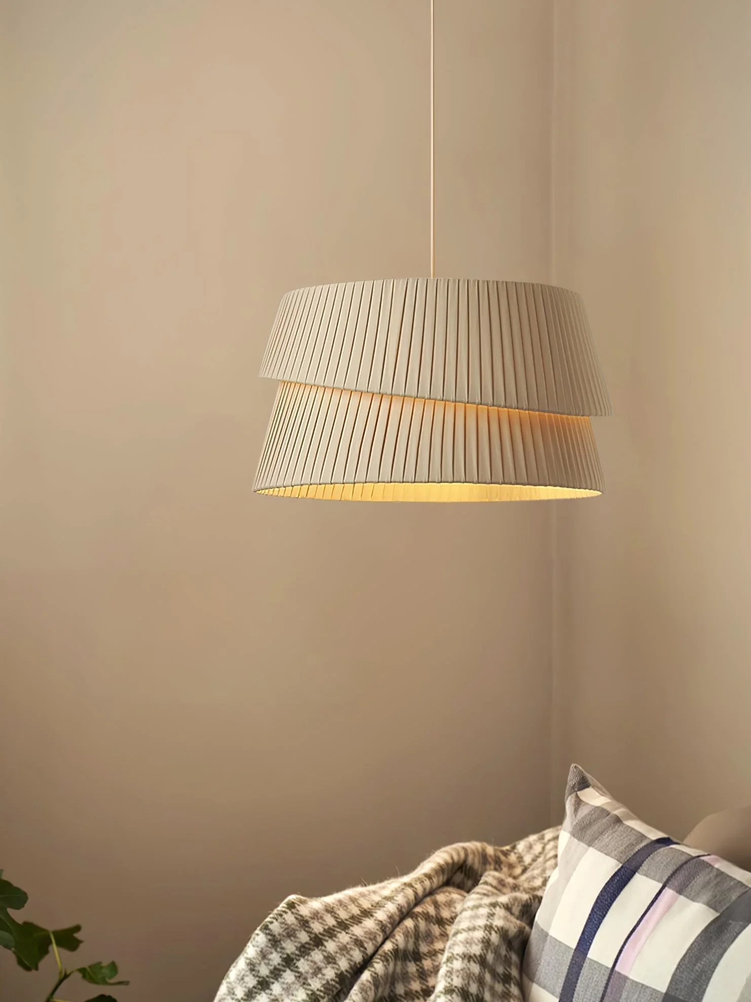 Ilira PremiumElegance Twist Fabric Pendant Lamp - Image 12