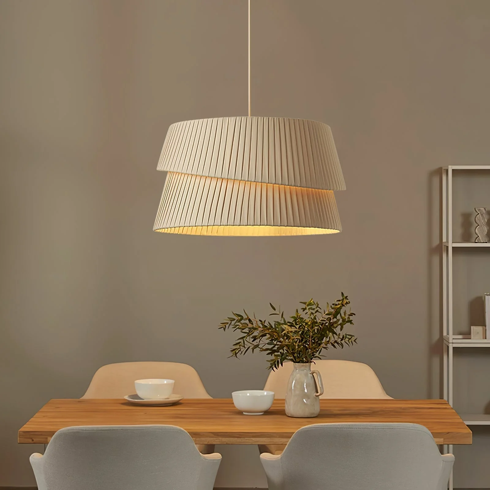 Ilira PremiumElegance Twist Fabric Pendant Lamp - Image 13