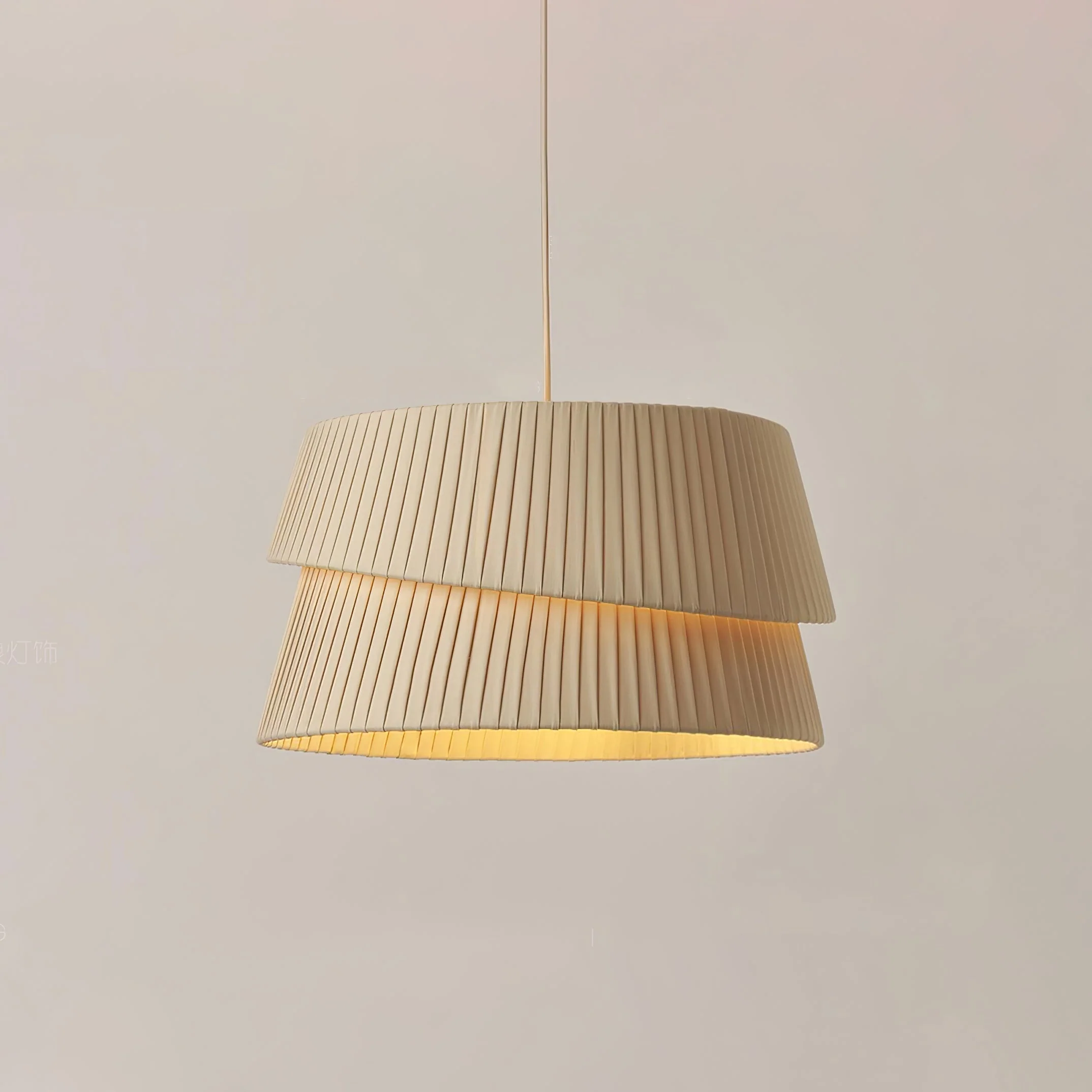 Ilira PremiumElegance Twist Fabric Pendant Lamp - Image 14