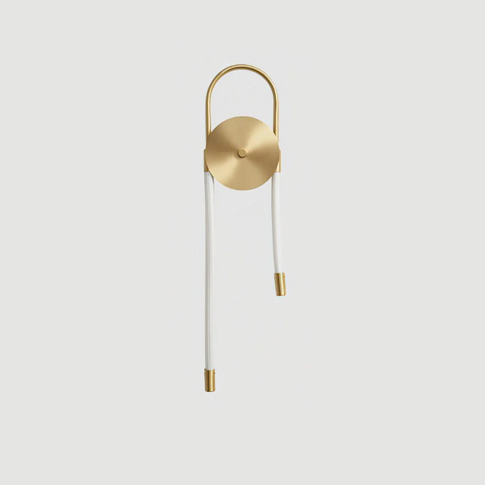 Ilirel Art Necklace Loop Brass Wall Lamp - Image 16