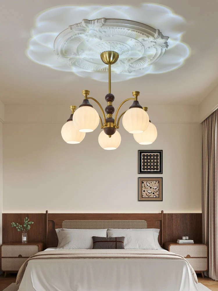 Illoros Traditional Elegance Wood Chandelier - Image 25