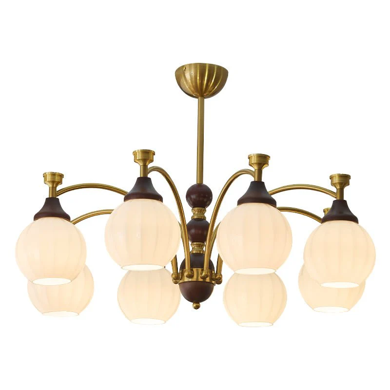 Illoros Traditional Elegance Wood Chandelier - Image 7