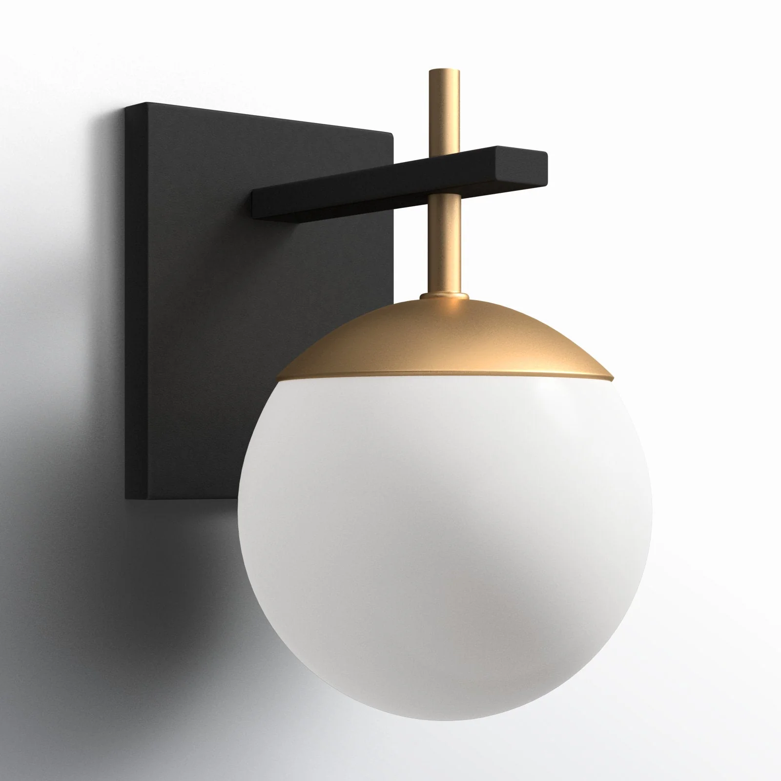 Ilmaros Modern Minimalist Globe Glass Sconce Wall lamp - Image 4