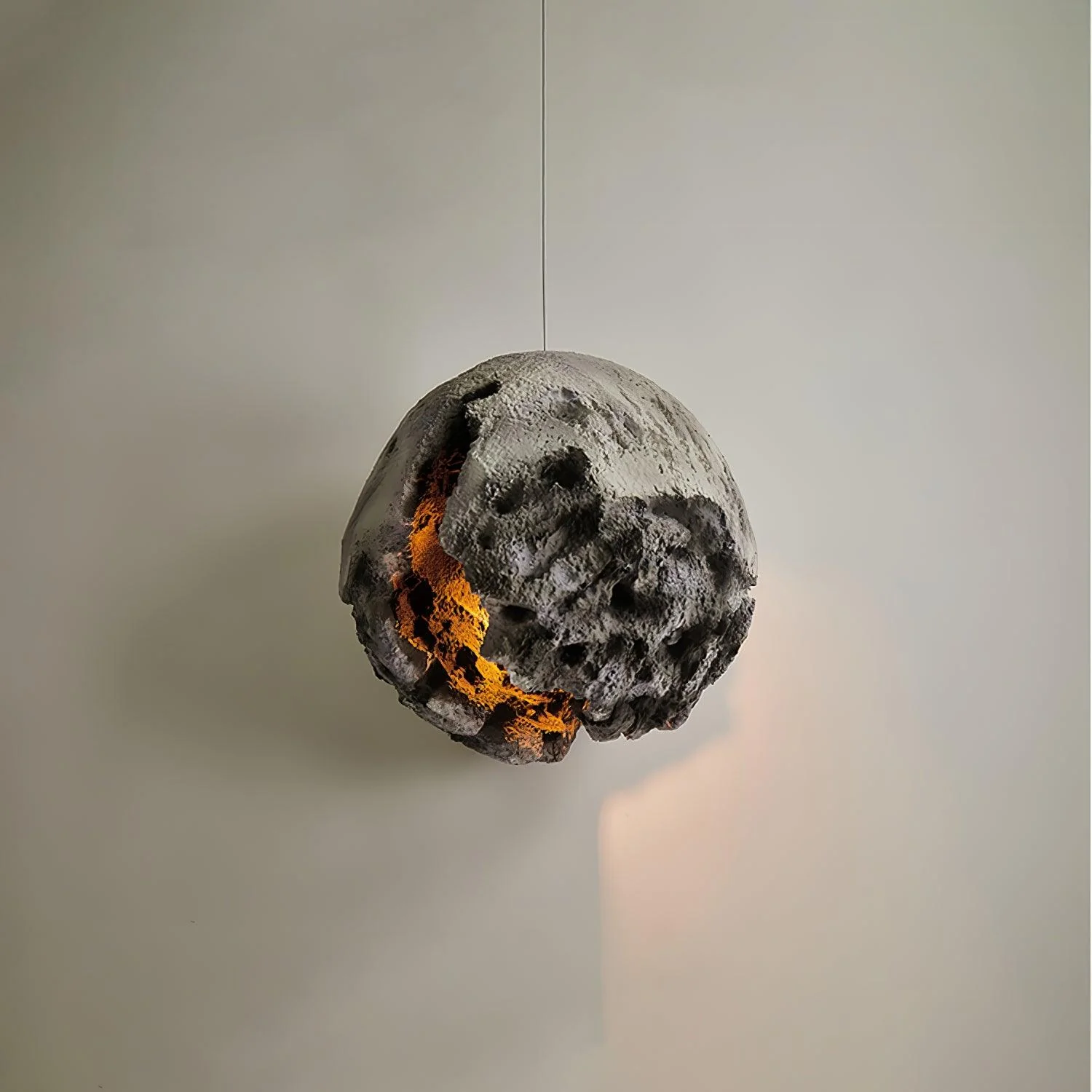 Ilphaara Irregular Planet Plastic Pendant Lamp - Image 11