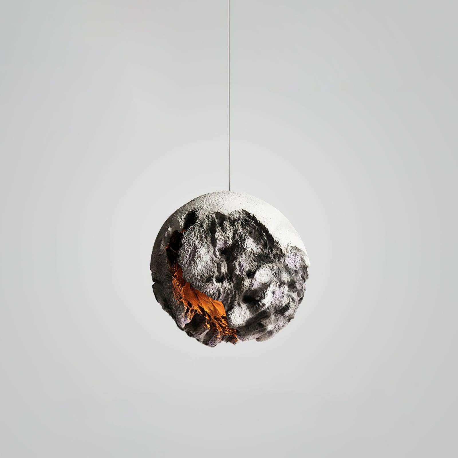 Ilphaara Irregular Planet Plastic Pendant Lamp - Image 14
