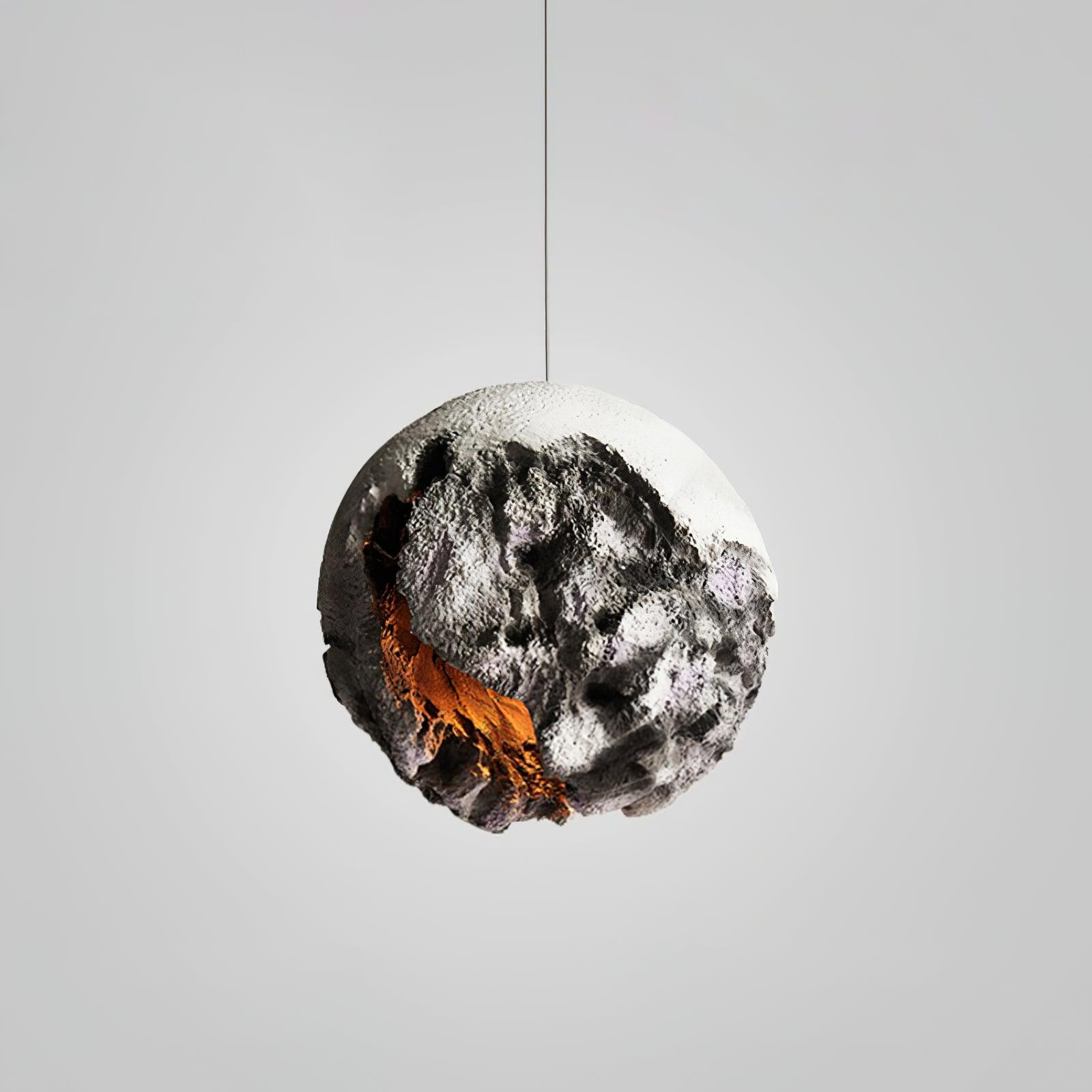 Ilphaara Irregular Planet Plastic Pendant Lamp - Image 15