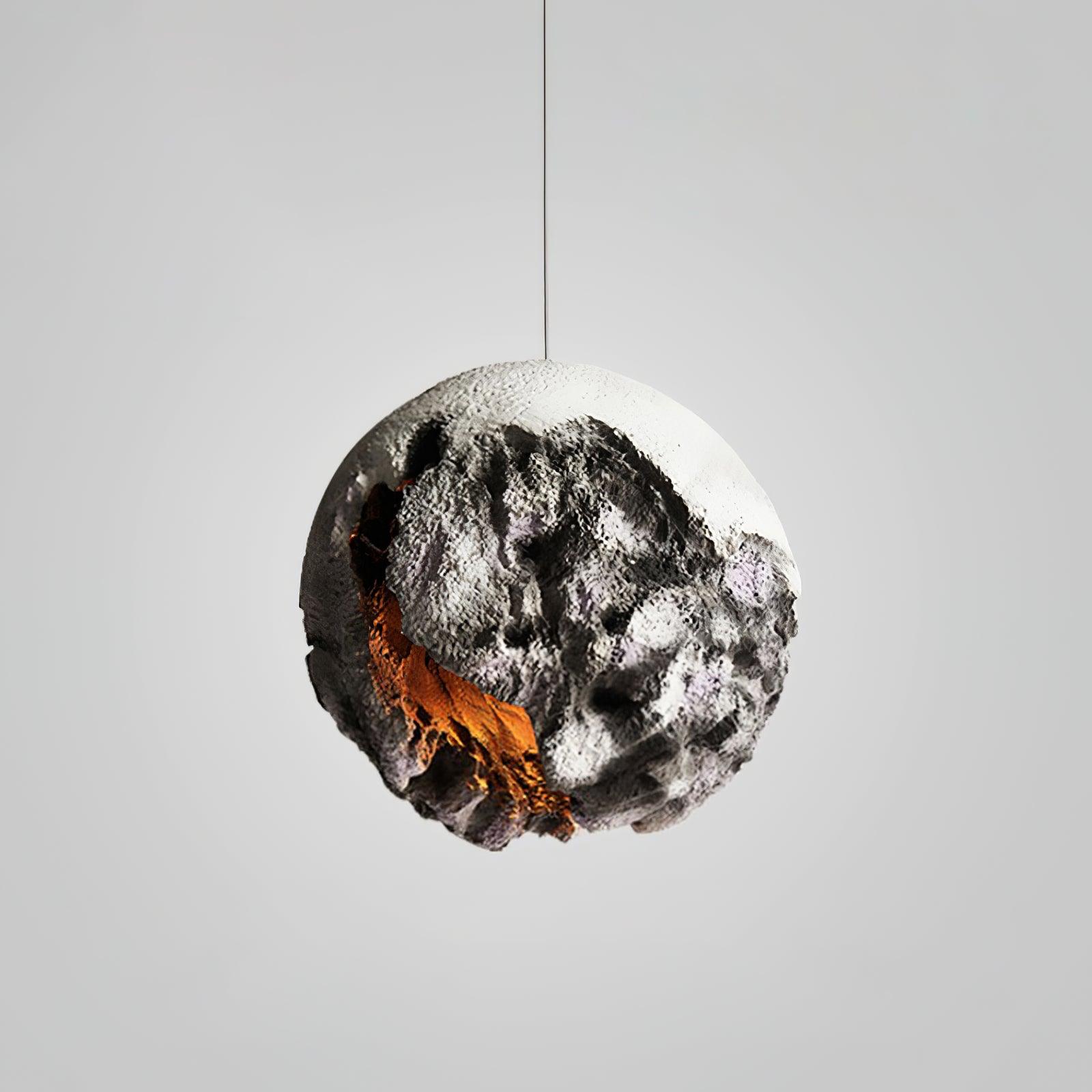 Ilphaara Irregular Planet Plastic Pendant Lamp - Image 17