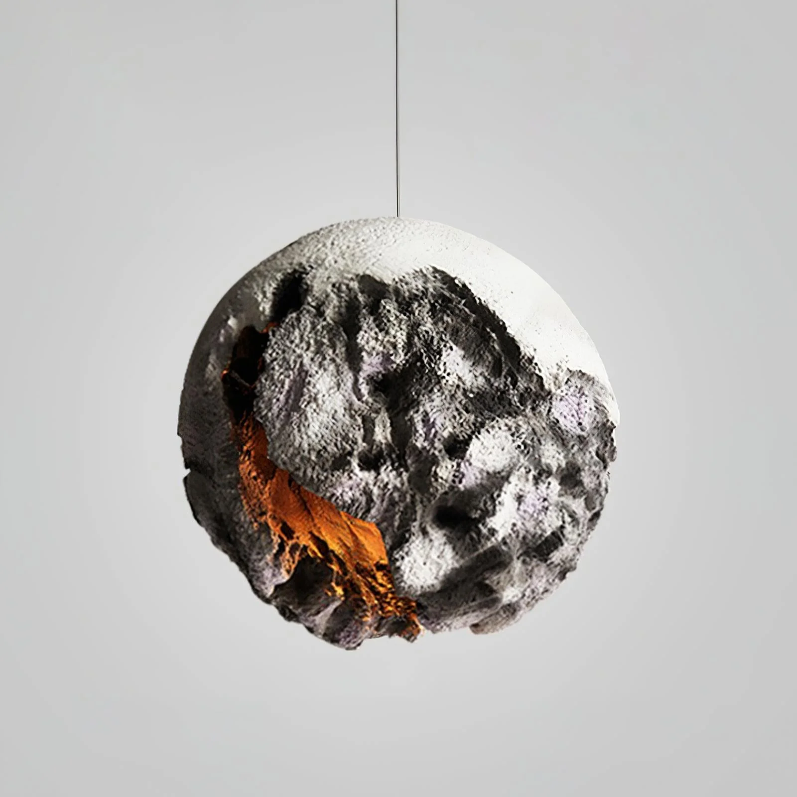 Ilphaara Irregular Planet Plastic Pendant Lamp - Image 18