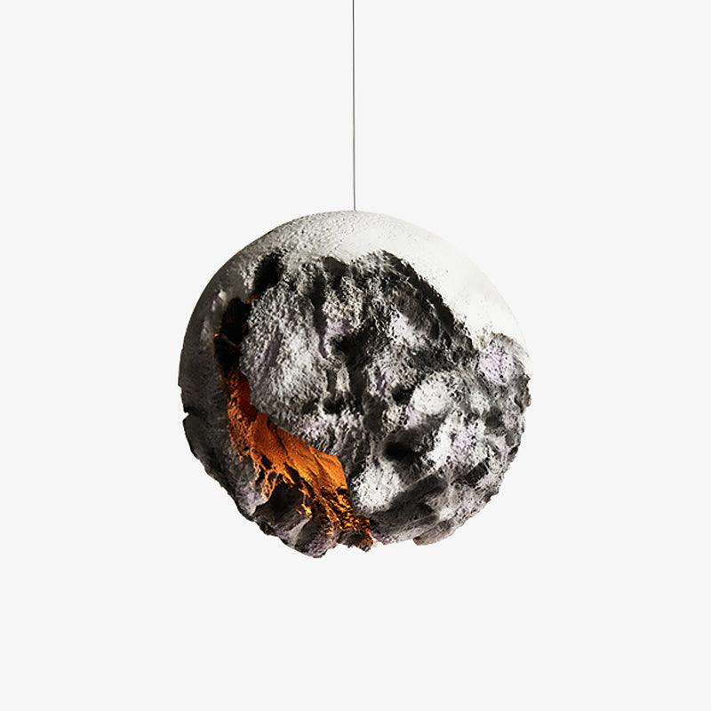 Ilphaara Irregular Planet Plastic Pendant Lamp - Image 9