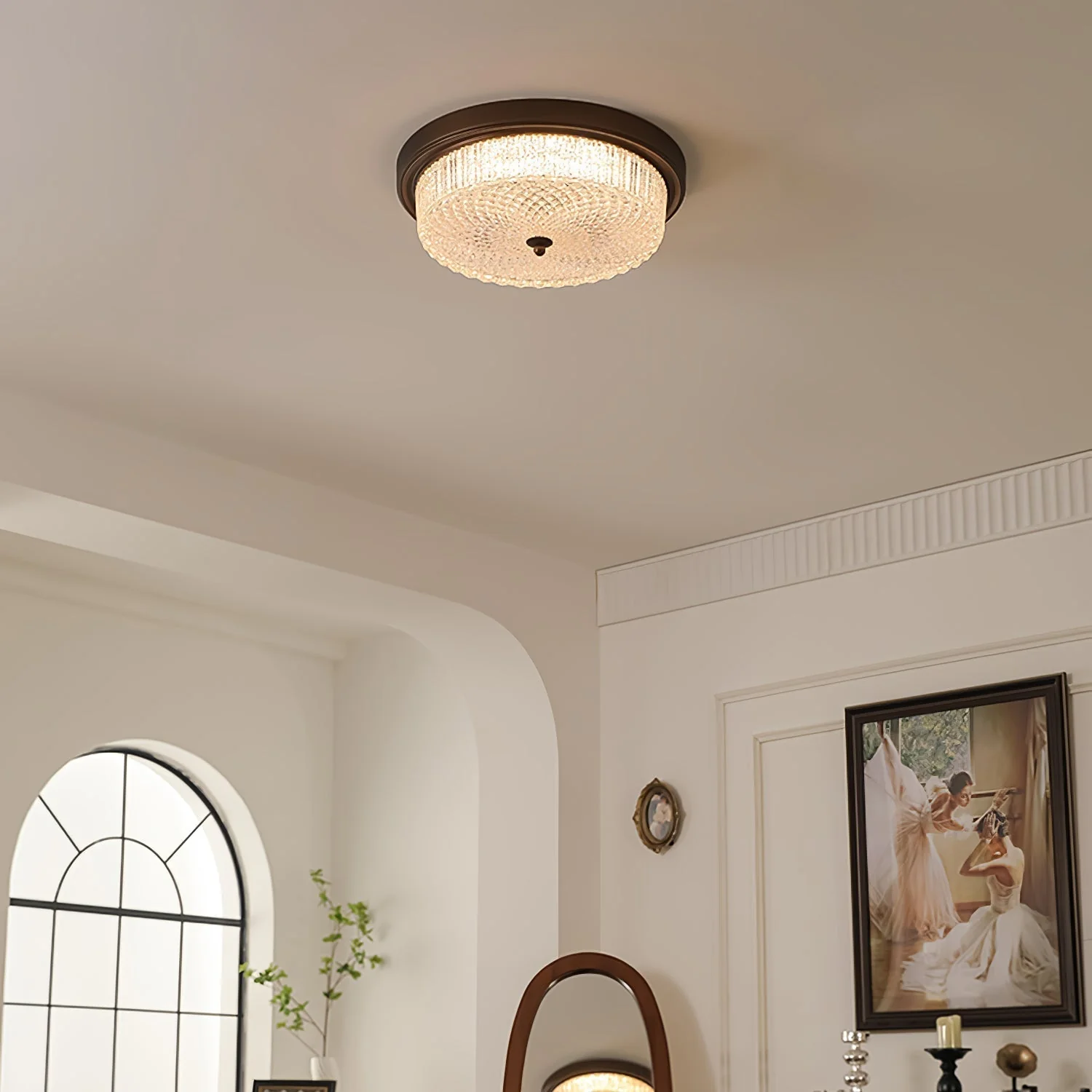 Ilsolen Nordic Art Classic Glass Ceiling Lamp - Image 2