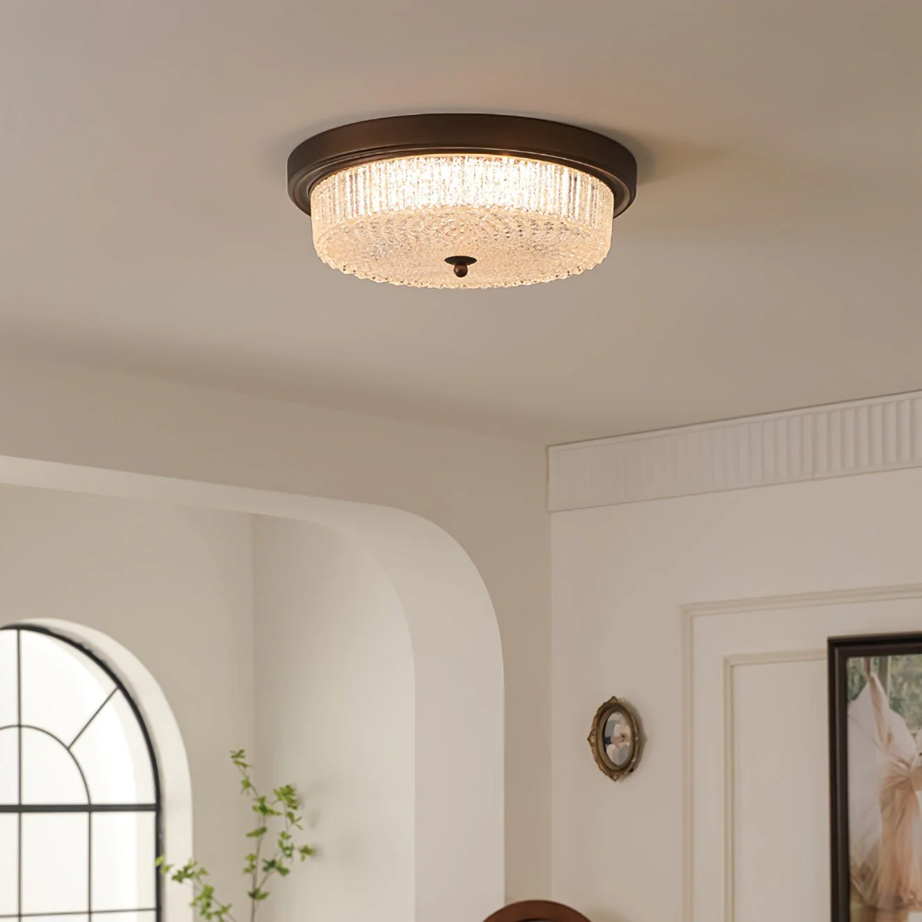 Ilsolen Nordic Art Classic Glass Ceiling Lamp - Image 4