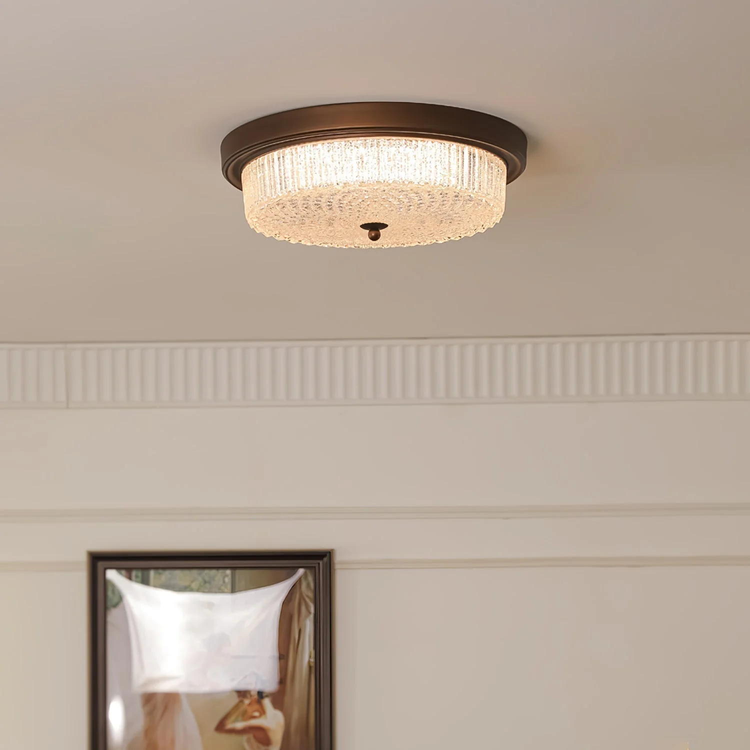 Ilsolen Nordic Art Classic Glass Ceiling Lamp - Image 7