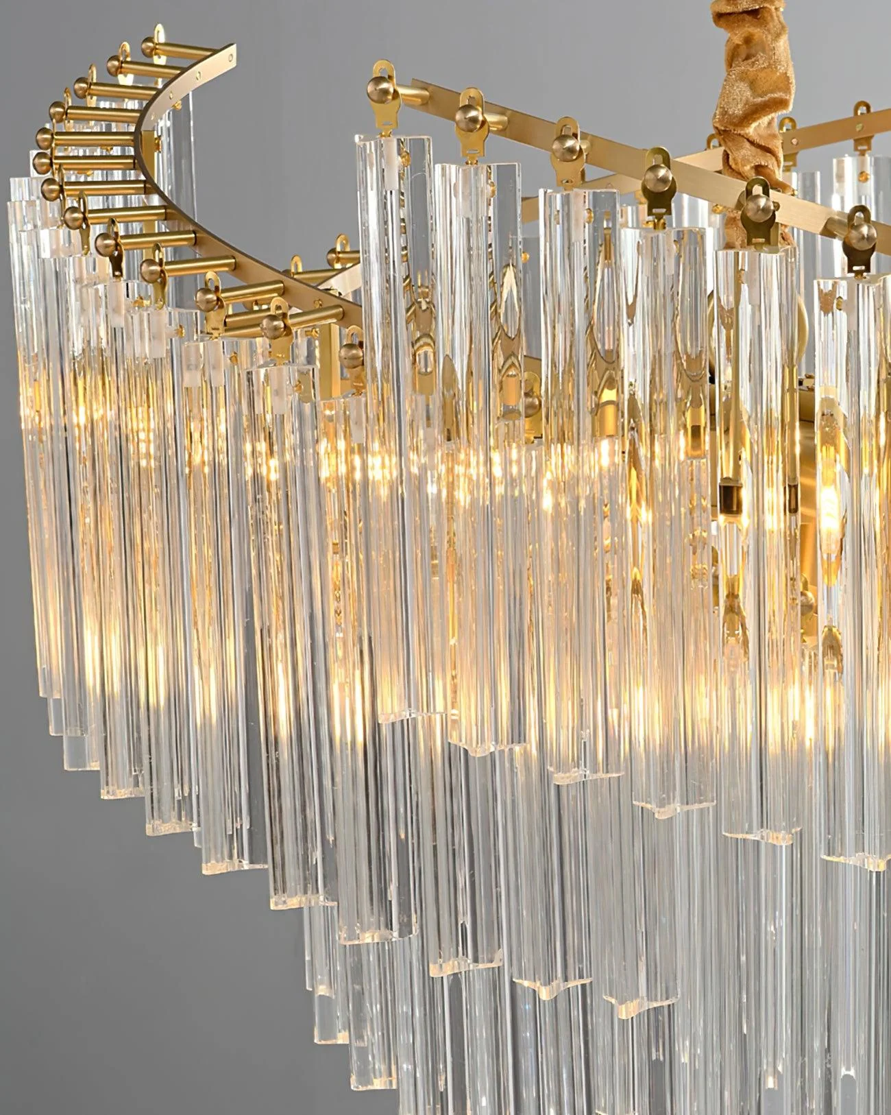Ilsoris Postmodern Luxury Brinicle Crystal Chandelier - Image 7