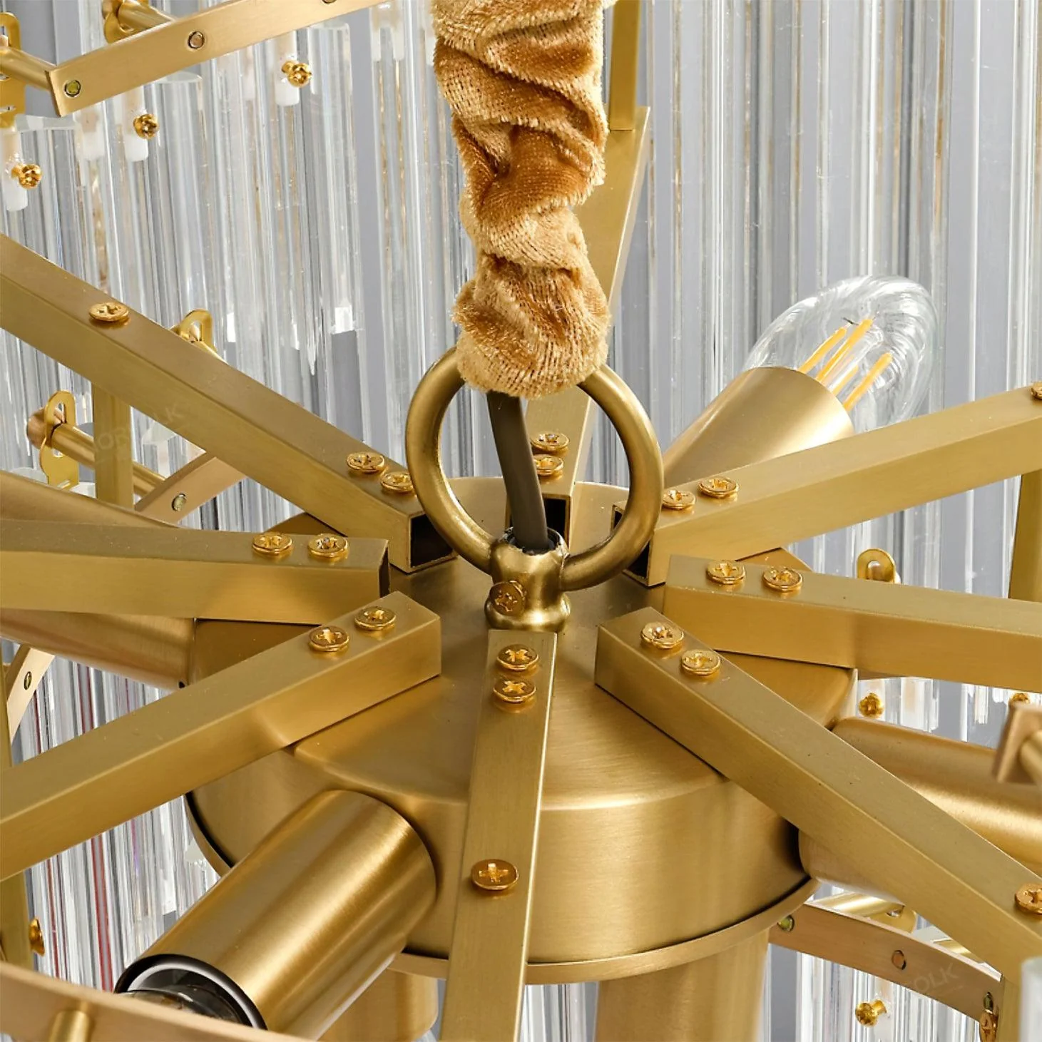 Ilsoris Postmodern Luxury Brinicle Crystal Chandelier - Image 9