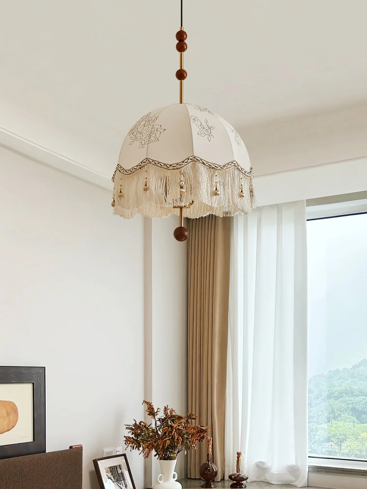Iltalaris Unique Elegance Fringe Pendant Lamp - Image 3