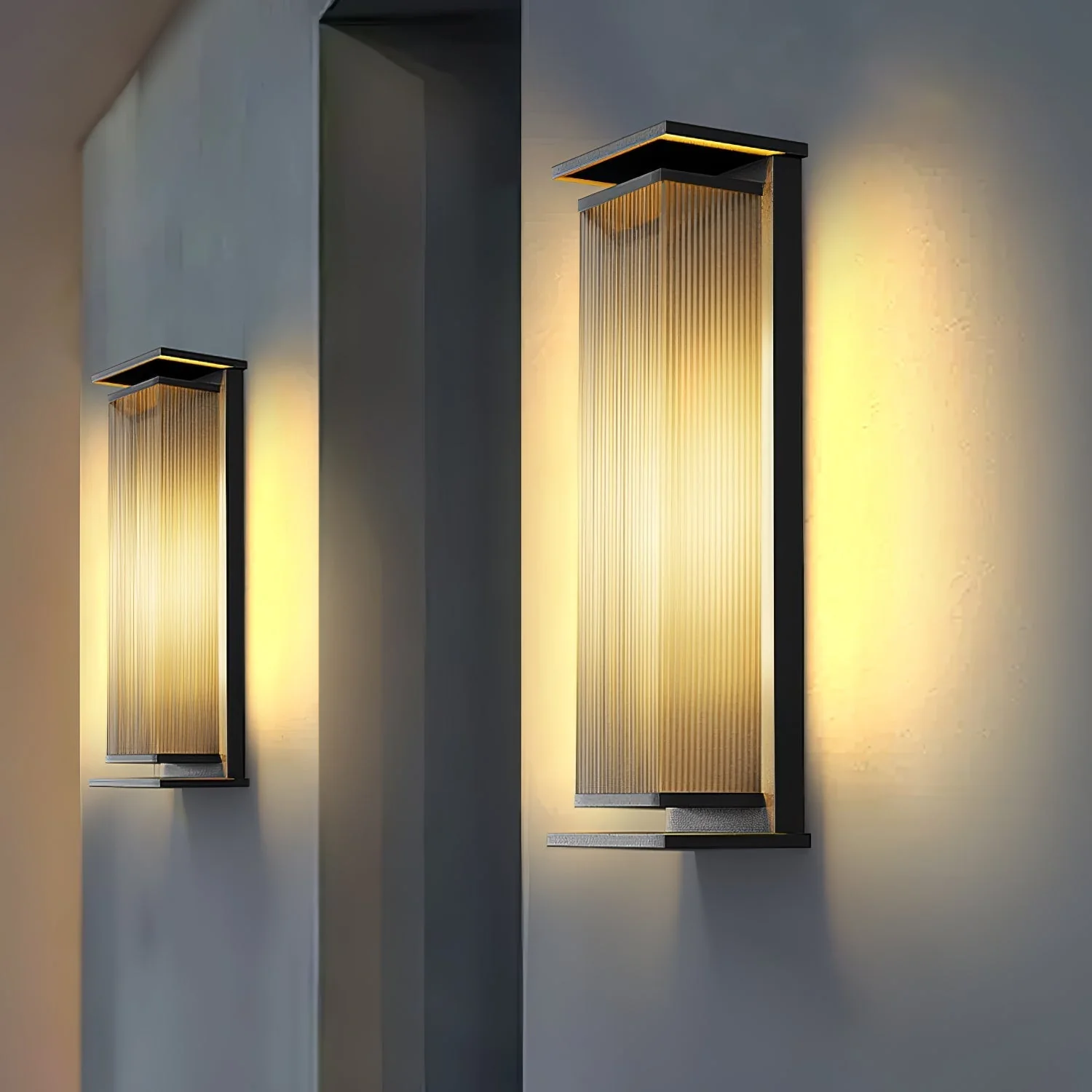 Ilthaion Rectangular Box Outdoor Wall Lamp - Image 29