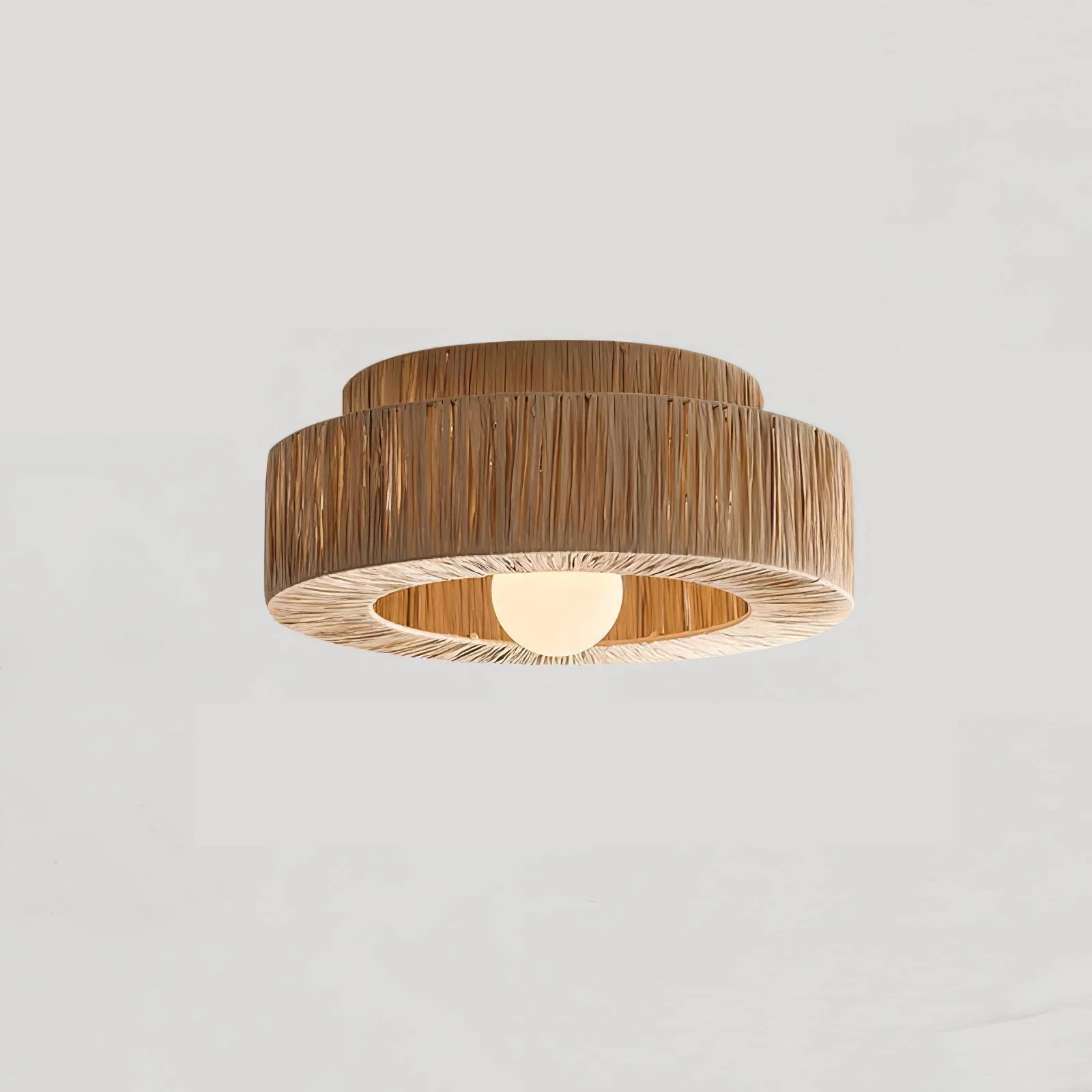 Ilthean Natural Straw Art Ceiling Lamp - Image 19