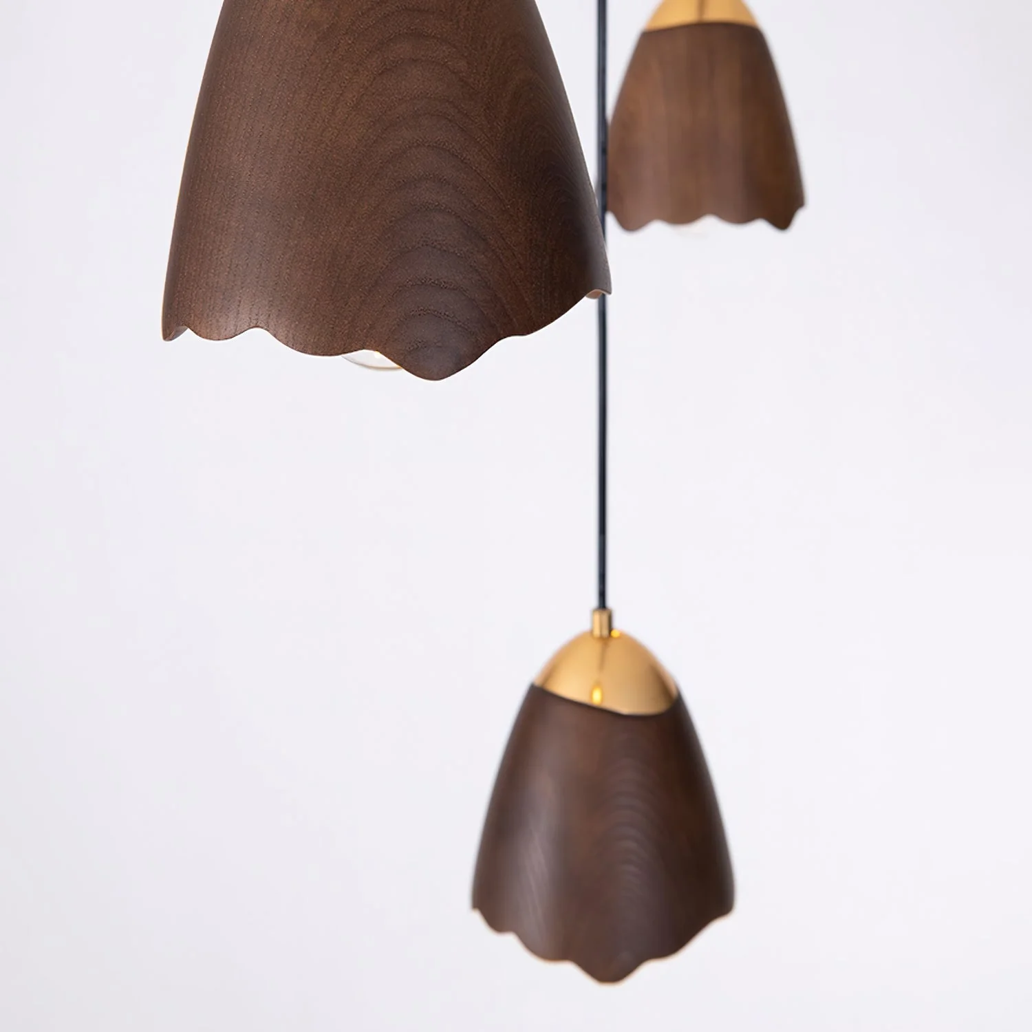 Ilvenel Modern Minimalist Bell Wood Pendant Lamp - Image 8