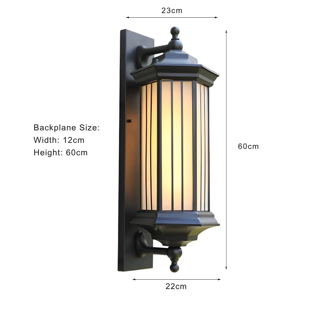 Imogen Retro Creative Modern Outdoor Wall Lights - Image 7