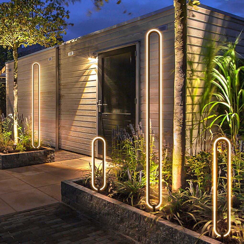 Interete Sleek Oval Ring LED Modern Outdoor Lights - Image 15