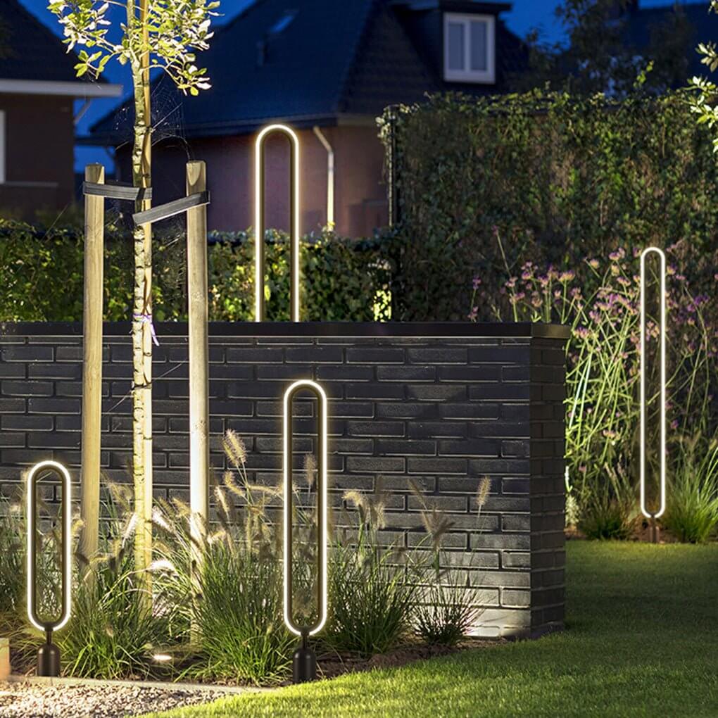 Interete Sleek Oval Ring LED Modern Outdoor Lights - Image 16