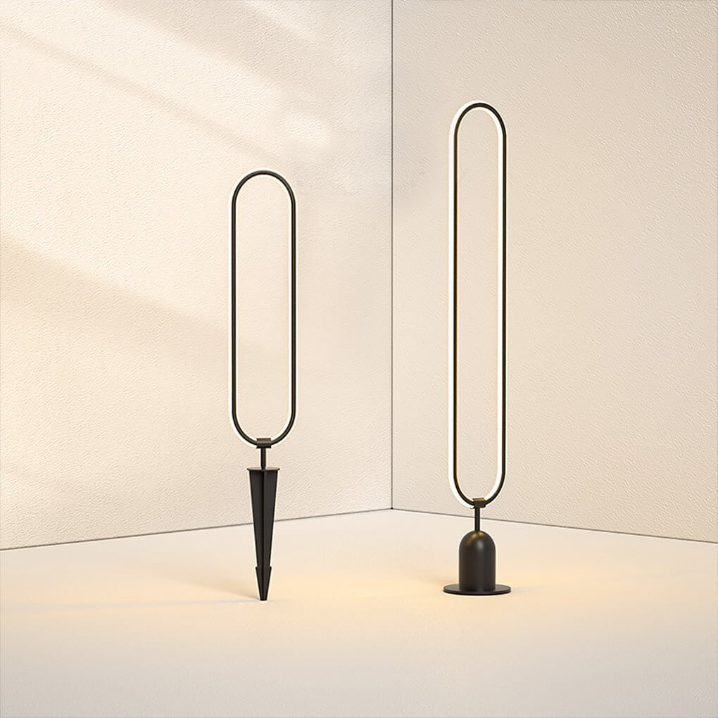 Interete Sleek Oval Ring LED Modern Outdoor Lights - Image 18