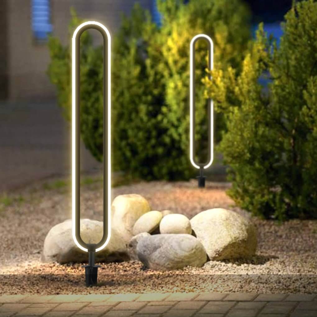 Interete Sleek Oval Ring LED Modern Outdoor Lights - Image 8