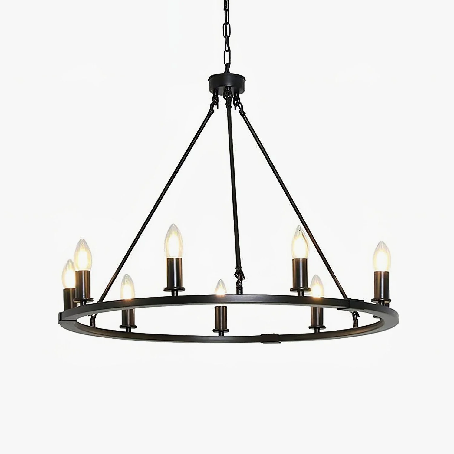 Isoran Industrial Iron Chandelier