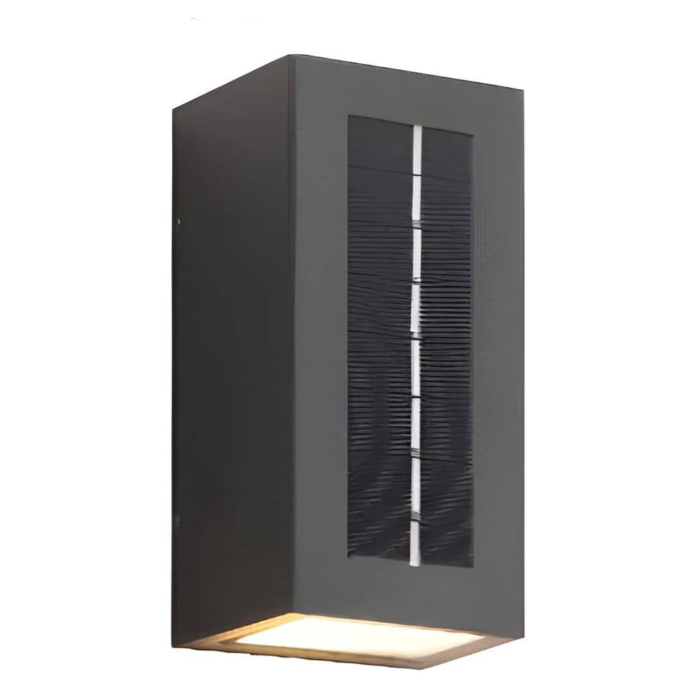 Ivar Rectangular LED Modern Steel Outdoor Wall Sconce Light - Image 9