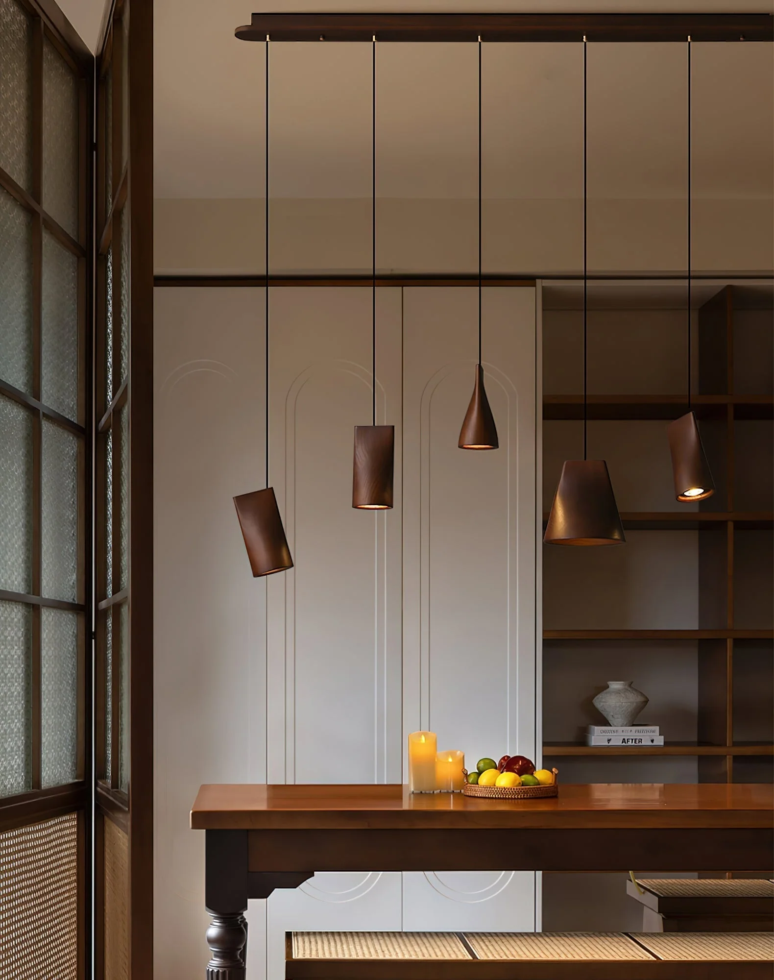 Ivarara Asymmetrical Wood Pendant Light - Image 102