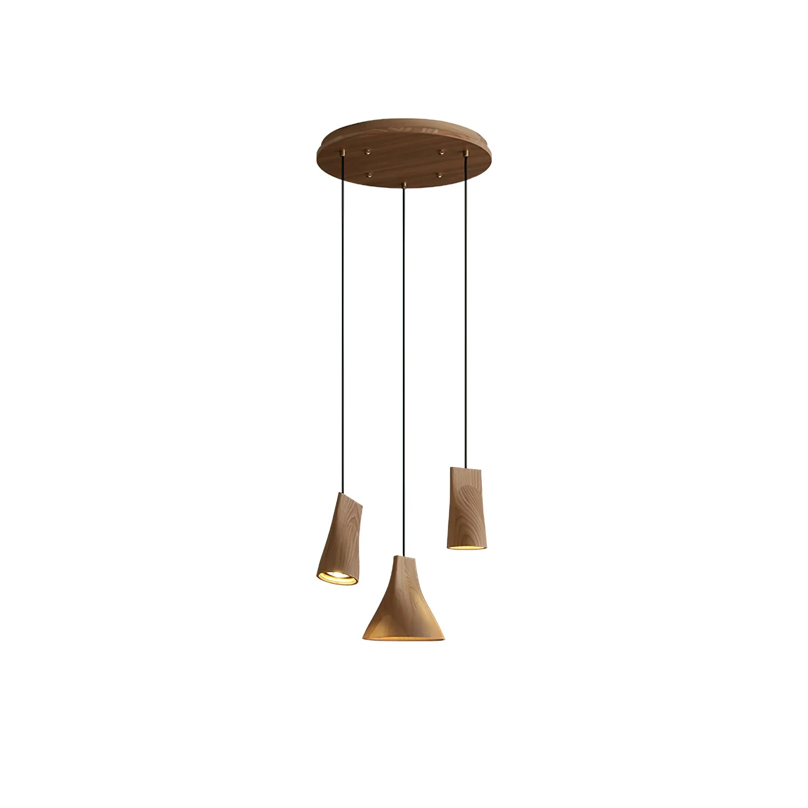 Ivarara Asymmetrical Wood Pendant Light - Image 103