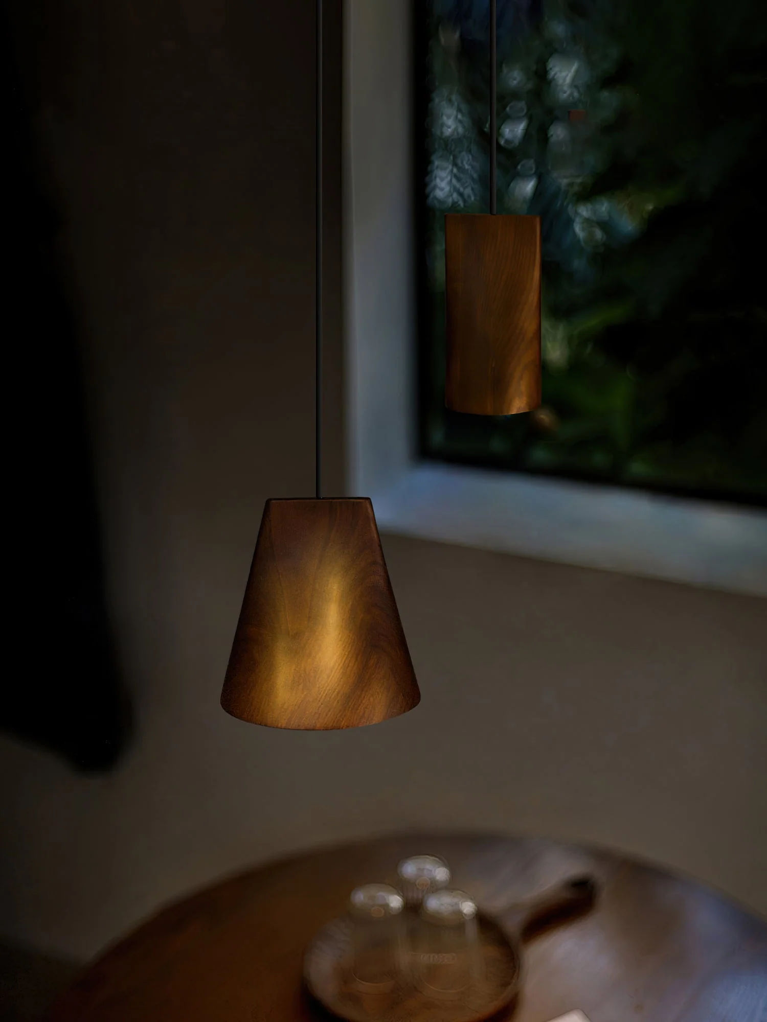 Ivarara Asymmetrical Wood Pendant Light - Image 16