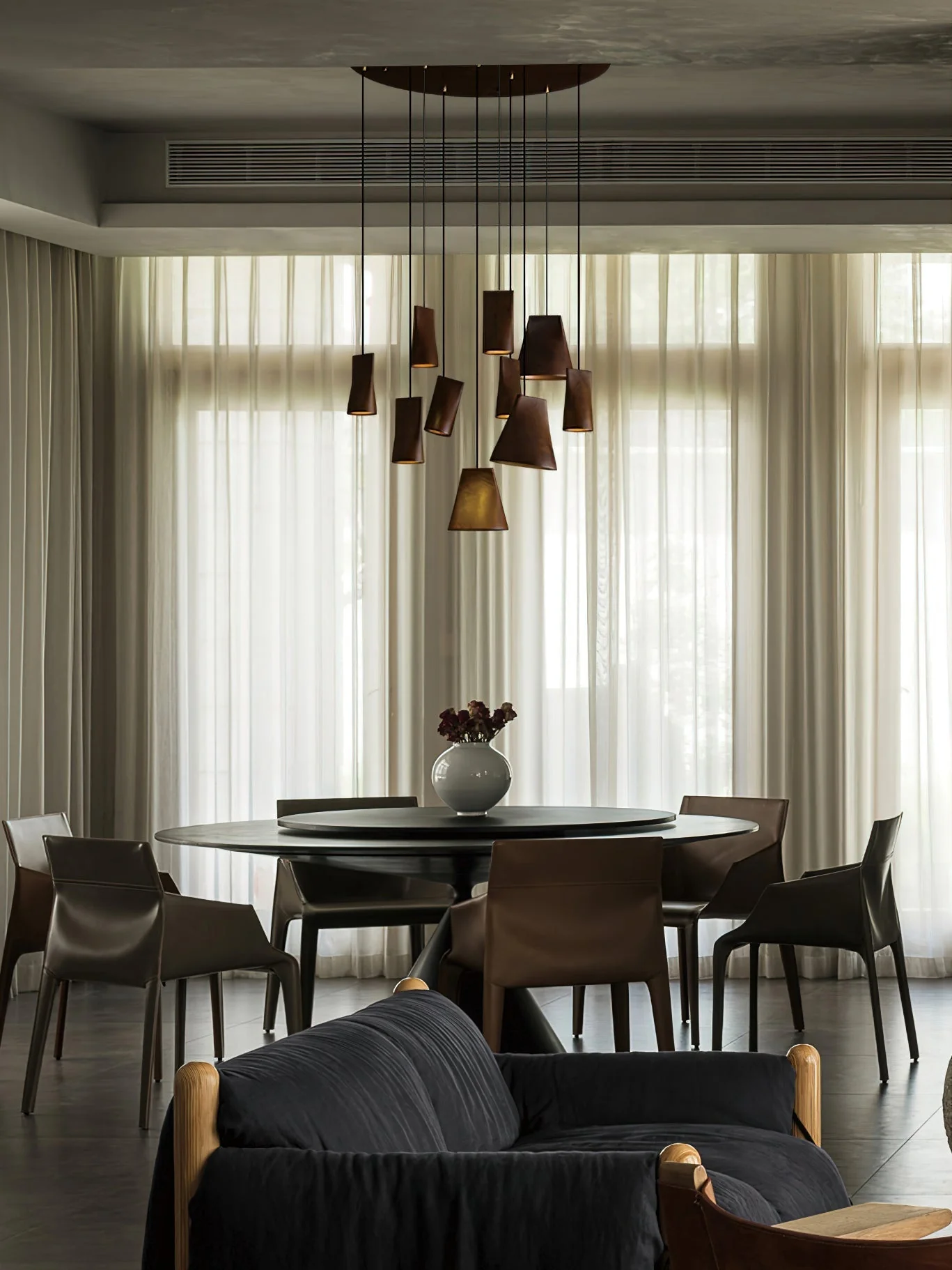 Ivarara Asymmetrical Wood Pendant Light - Image 21