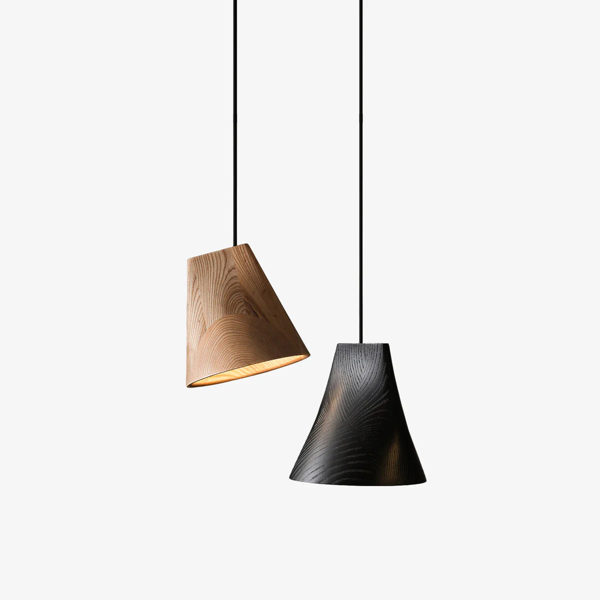 Ivarara Asymmetrical Wood Pendant Light - Image 33