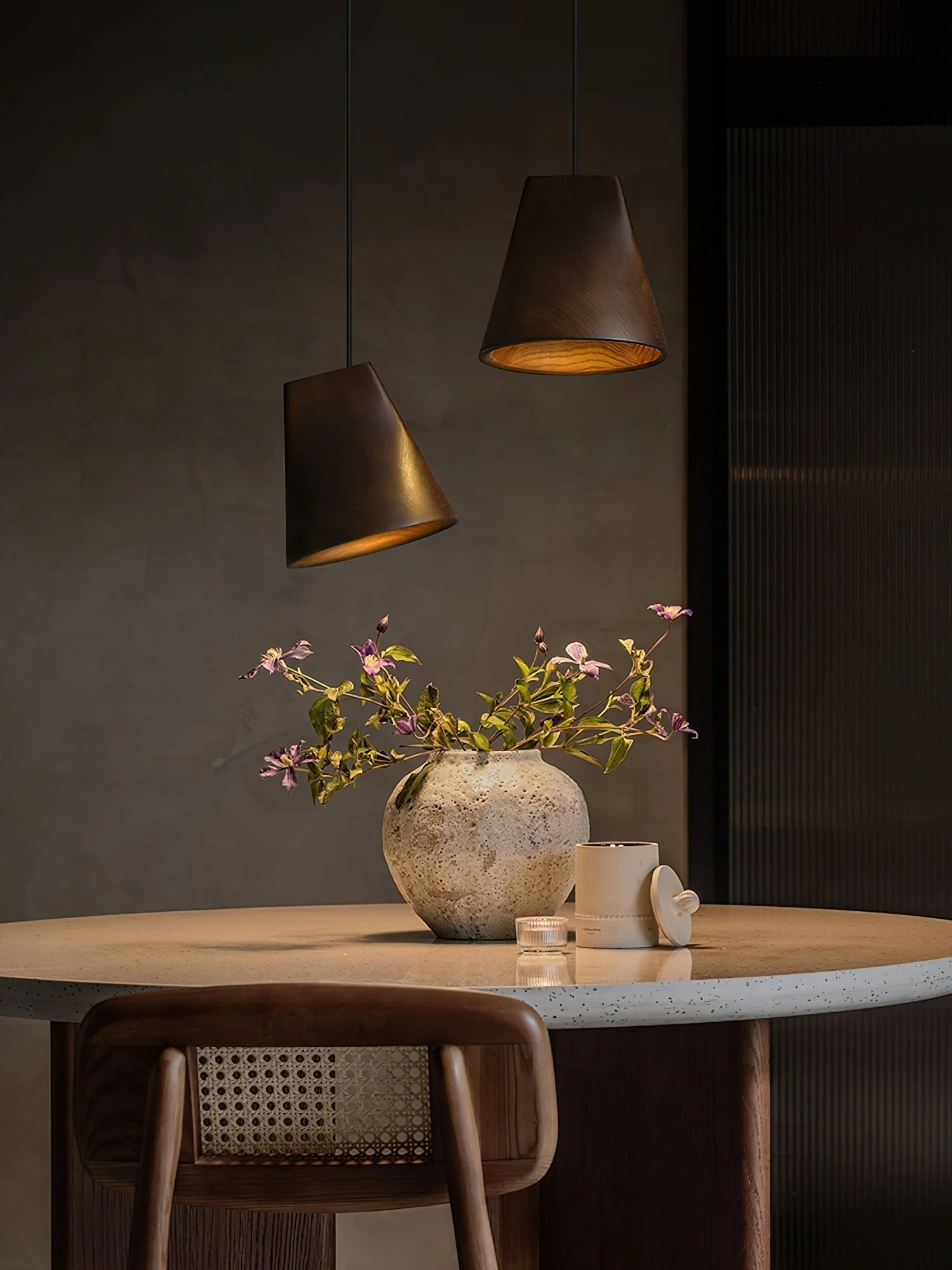 Ivarara Asymmetrical Wood Pendant Light - Image 34